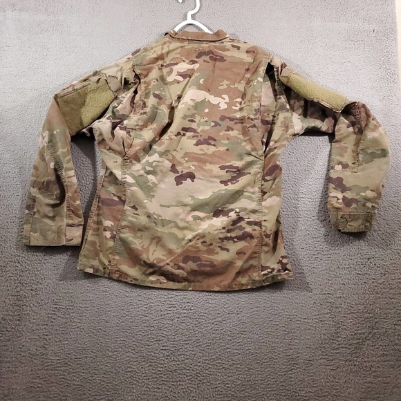 US ARMY Jacket Adult Medium Green Beige Camouflage‎ FR Combat Uniform Coat - Picture 8 of 12